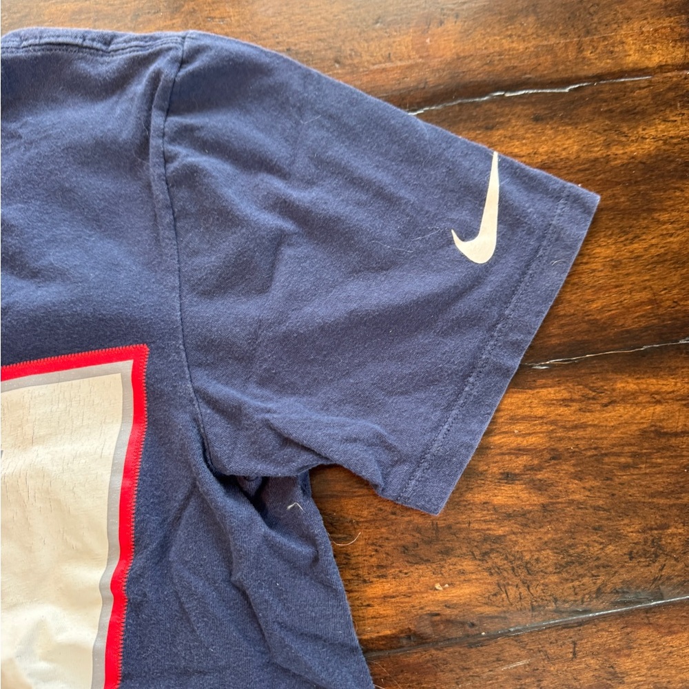 NE Patriots Nike Dark Blue Athletic Tee- Size Small - Picture 4 of 7